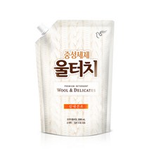 피죤 중성세제 울터치 프리미엄 1300ml, 4개