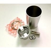 D1462 D1462DIAE 실린더 라이너 키트 피스톤 및 링 세트 포함 Kubota L2950 트랙터 굴삭기 디젤 엔진 수리, 03 piston ring set