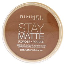 Rimmel London Stay Matte 롱래스팅 프레스드 파우더 투명 [001] 13.0.49 포장은 다를 수 있음, 0.49 Ounce (Pack of 1), Toffee