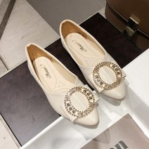 가바바 여성 플랫슈즈 럭셔리 비즈 포인트 신발 G37985