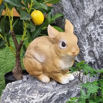 가든 토끼 (중) 정원 동물 인형