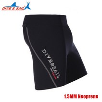 해녀복 수영 다이빙 서핑 다이빙 슈트 수트 후드Dive ∓ Sil 남성용 3mm 다이빙 잠수복 자켓 바지 긴 소, 02 just short pant1.5mm_04 XXL