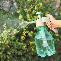 홈가드닝 베란다 화분 물주기 세차 공기압분무기 1.5L, 레드