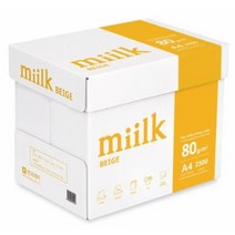 한국제지 밀크 복사용지 베이지 A4 80g 5000매, 상세내용참조, 상세내용참조