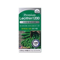 프리미엄 레시틴1200 1200mg x 60캡슐, 1개, 기본