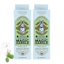 쓰리세컨즈 매직가글 그린티민트 18p, 15.4g, 2개