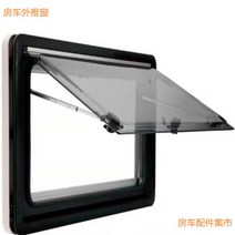 캠핑카 카라반 사이드 창문 글램핑 튜닝 개조 이중 창, 구멍 폭 1100mm  높이 450mm
