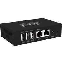 전압계 네트워크 세그먼트에 걸쳐 무선 WiFi 인쇄 클라우드 박스 단일 1-3 USB 프린터 공유 장치 서버, 05 3xUSB 2xRJ45_06 F