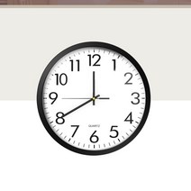 CLOCK 인테리어 사무실 거실 모던 심플 벽시계 1P, 화이트