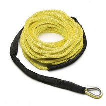 winch rope string line cable with sheath gray 합성 견인 로프 15m 7700lbs car wash maintenance string for a, 노란색