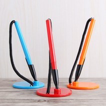 스프링 뱅글 펜꽂이 스탠드볼펜 은행 사무실X5 랜덤, 없음