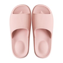 인사이드리빙 발편한 푹신한 편안한 쿠션 층간소음 실내 거실 실내용 슬리퍼 실내화, 여성용핑크