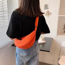 신제품 여름 패션 여성용 허리 가방 메신저 어깨 캔버스 다기능 가슴 올 매치 Mochila Mujer 2021, 05 5