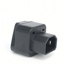 IEC 320 C14 남성 C13 여성 10A 전원 어댑터 PDU UPS, 02 Black