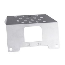 SJSHOP 업그레이드 롤 케이지 랙 앞 유리 바이저 쉴드 WPL D12 1/10 RC 자동차 DIY 수정 장식 액세서리 용 차양 부품, 1:10, 금속, 바닥 판