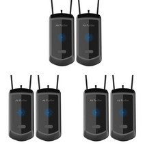 산소발생기 휴대용 가정용 산림욕기 6 pcs 교수형 목 공기 청정기 개인 웨어러블 미니 자동차 바 음이온 공기 청정기, 검은색