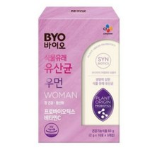 CJ제일제당 BYO 식물성 유산균 우먼 프로바이오틱스, 30포, 11박스