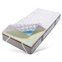 FAN 판 Clinisan Punktoflex Plus 토퍼 8.5cm 160 x 200cm 독일내수용 바닥 침대 메모리폼 매트리스