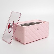 귀금속 먼지 오염물 제거 초음파 세척기 청소기 렌즈살균 눈건강 세정기 관리기기, 핑크