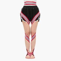 곧게뻗은 일자다리 만드는 4단 오다리밴드 큐지오 오다리교정밴드 X다리 자세보정 밴드 벨트, 1개