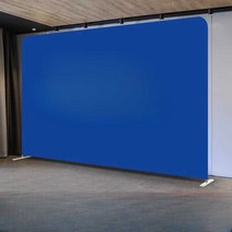 포토월 디스플레이 포토존 무대 케이지 미니트러스, 200x200CM 선반 + HD 스크린 1세트