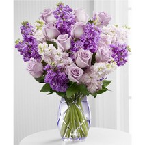 알로하플러스 보석십자수 패브릭형 1+1, 1세트, 보라빛 향기 (30x40cm)