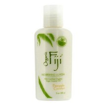 Organic Fiji 너리싱 로션 with 오가닉 코코넛 오일 파인애플 코코넛, 89ml, 1개