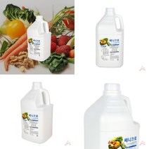 유디씨티 쎄니크로 4L 야채과일세척제 식품용기소독제 과일야채소독수