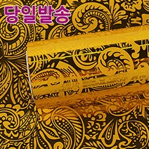 노크원 비닐포장지당일발송, 10아메바/대/금색, 1롤