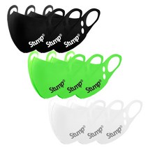 스텀프 3D 에어로 국가대표 스포츠 마스크 3P, M, 화이트