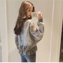 FANSYLI 여자 래쉬가드 여름 얇은 통기성 긴팔 가디건 자외선 차단 코트 15호 2A12, 그레이