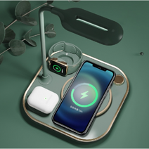 머레이 4in1 무드등+스탠드 무선충전기 M100, 어댑터만 25W (CtoC 케이블증정)