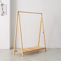 [리비니아] 원목 코트 멀티 행거 12종 2color 6type, 내츄럴, 와이드1단행거
