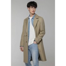 BON MAGNUM 스토어 트윌 히든버튼 반더블 코트 베이지 BN3SHA500BE