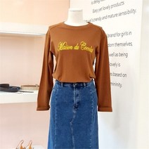 ENC NC09 레터링 간절기 기본티셔츠 ENLWCA03894O
