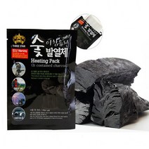 [AGH_4503700] 야영 취사 음식 조리 숯 발열체 발열팩 80g 10개 숯발열체 숯이함유된발열체 휴대용발열팩 취사용발열팩 야영발열팩, 본품참조*1개
