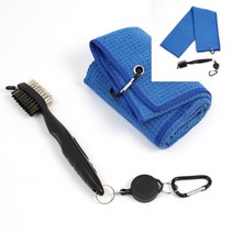 골프 클럽 브러쉬 타월 블루 골프잡화 골프용품가격 골프용품사이트 골프소품 필드나갈때준비물 초보퍼터추천