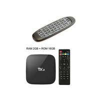 TX2 R2 Android TV BOX 2GB 16GB H.265 4K 2.4G WiFi 쿼드 코어 OS 7.1 IPTV 스마트 박스 w/에어 마우스 Pk TOX1 X3 X96 미, 2g with Air Mouse