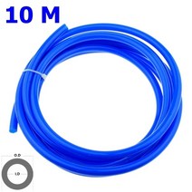 유압호스 10mm 8mm 6mm 4mm 12mm 공기 배관 공압 파이프 튜브 물 호스 투명 블루 레드 블랙 PU 가스 압축기 8x5mm 6x4, [06] 10 Meter Red, [05] 12mm OD x 8mm ID