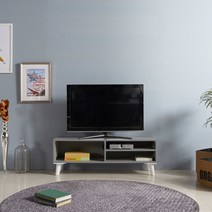 완전기본 tv 거실장 세트 TV 장식장 티비 다이 27 32 43 47 50 55 인치 이케아, 기본형-연그레이