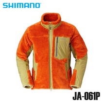 시마노 JA-061P 레드 XL 후리스쟈켓 플리스점퍼 동계내피재고할인, 번트레드