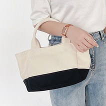 미니 토트백 여자 크로스백 코튼 가방 데일리 스타일