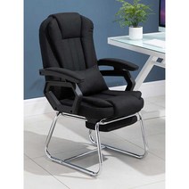 리클라이닝 의자 편하고 푹신한 사무실의자 임원용 허리에 좋은 의자, 쿨 블랙 일반 모델