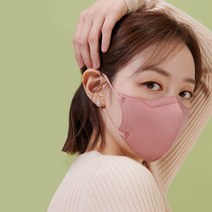 CLA 슬림핏 대형(남성권장) 새부리형 2D 컬러 국산 4중 필터 마스크, 25매입, 1개, 로즈골드