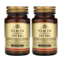 솔가 비타민B3 나이아신 100mg 100정 2개묶음
