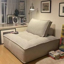 에어쇼파 디자이너 코너 게으른 소파 살롱 모던 거실 북유럽 홈 소파 이탈리아노 퍼프 팽창식 에어 가구 DWH, 13.Cotton  linen105CM D