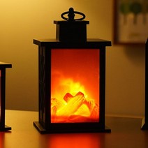 불멍무드등 벽난로 led 불꽃 랜턴 램프 시뮬레이션 벽난로 led 시뮬레이션 불꽃 효과 조명 usb 또는 거실 장식을위한 배터리 구동 램프, type4