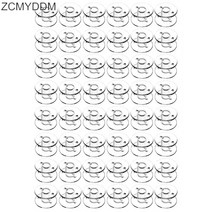 ZCMYDDM 플라스틱 빈 와이어 스풀 보빈 재봉틀 용 스레드 보빈 재봉틀 부품 DIY 스레드 스트링 핸드 크래, 04 50pcs