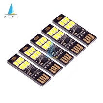 인테리어 LED 수면 침실 화장대 카페 화장대 책상 간접 무선 USB 조명 등 스탠드 5 개몫 휴대용 미니 5730 usb 빛 5 v 터치 센서 디 밍이 가능한 야간 전원 은행, 따뜻한 화이트