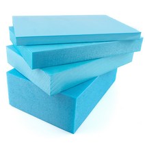 압축 스티로폼 보온재 고밀도 충격 흡수 폼보드 블록, 블루20x20x5cm3장
